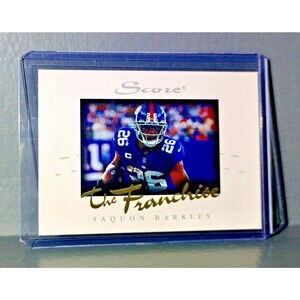 Saquon Barkley 2021 Panini NFL Score The Franchise #23 Card 1/1966